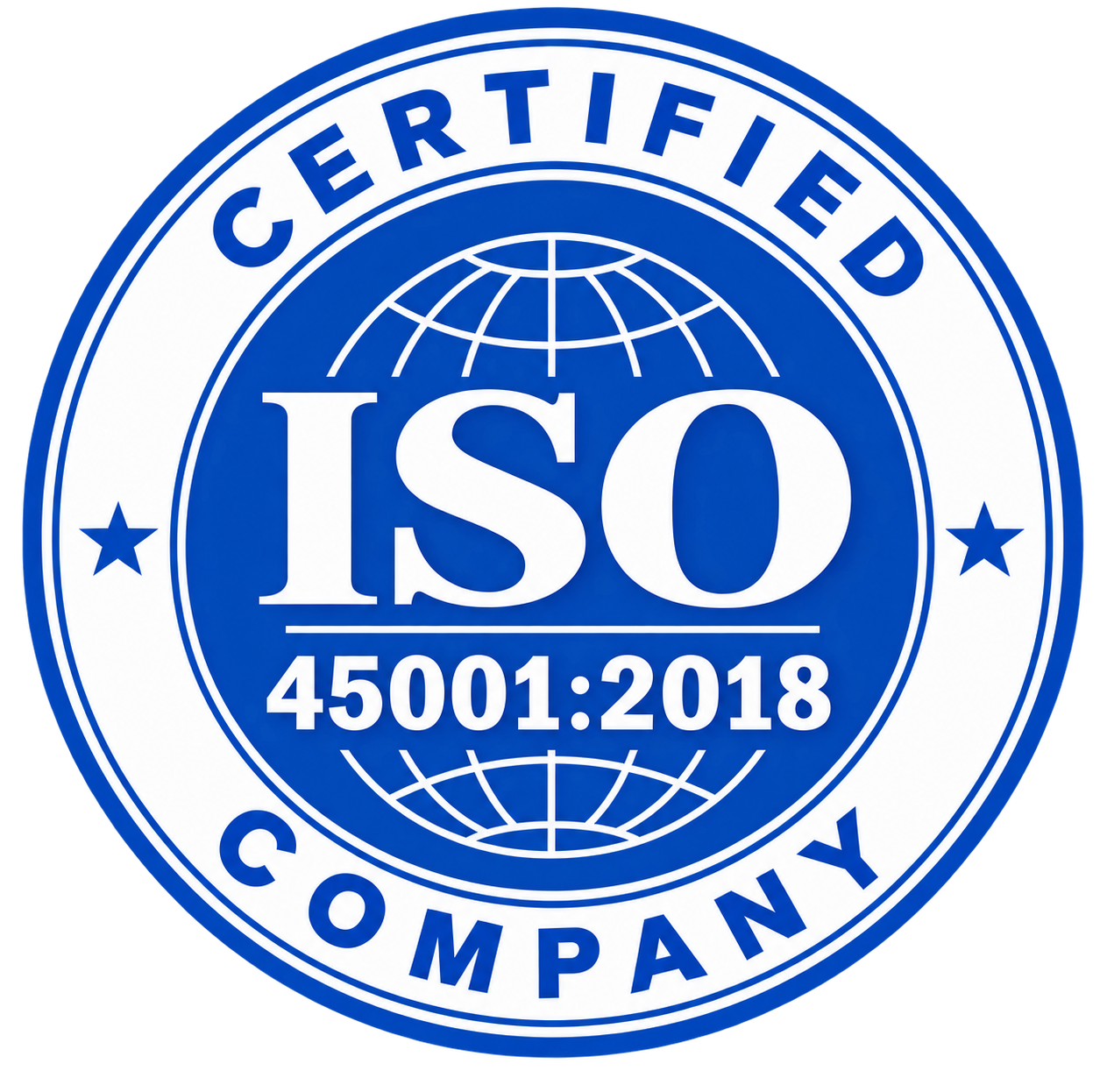 ISO 45001:2018 certified