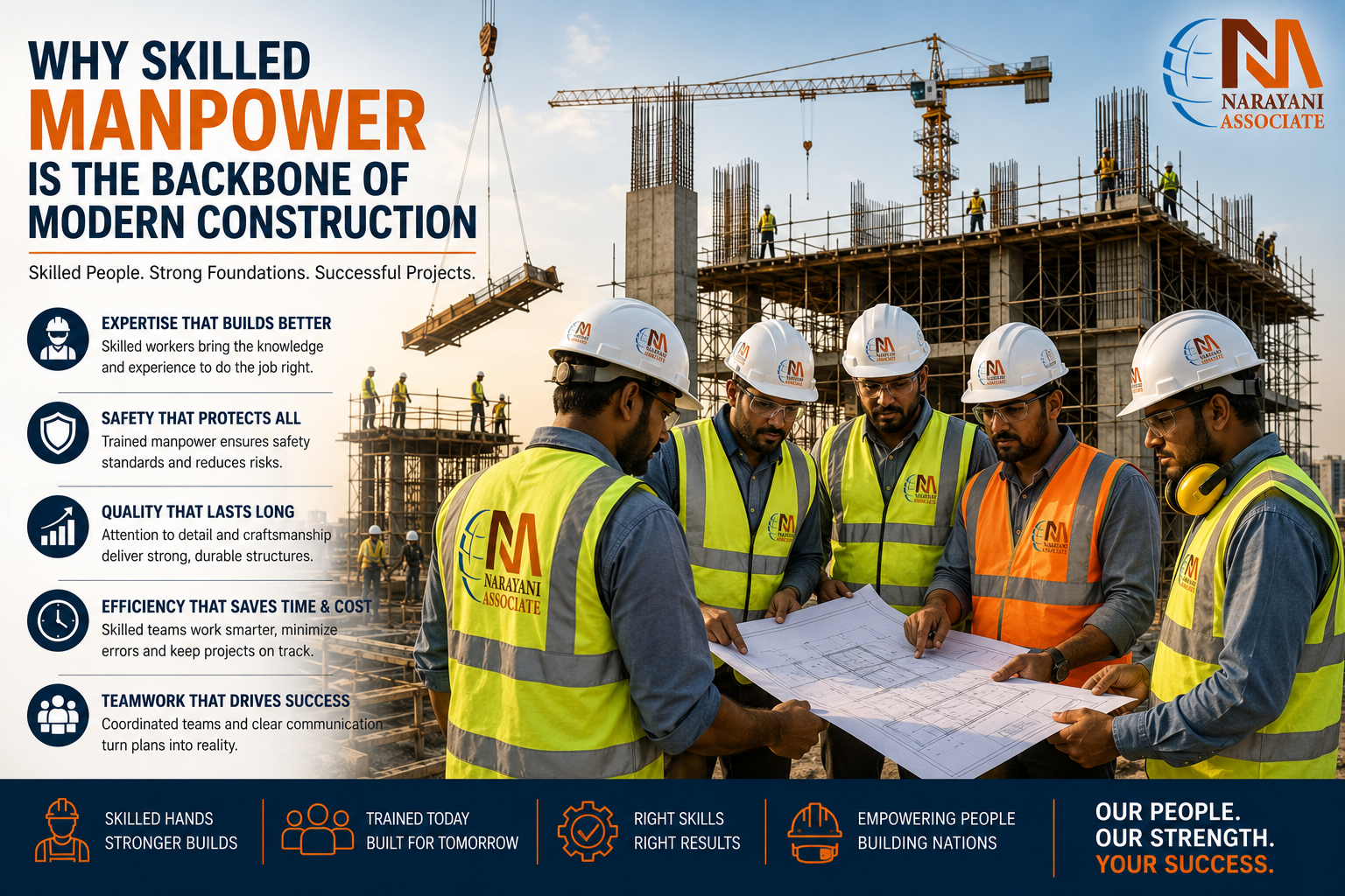 Why Skilled Manpower is the Backbone of Modern Construction